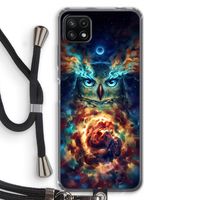 Aurowla: Samsung Galaxy A22 5G Transparant Hoesje met koord