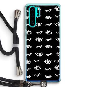 Eye pattern #3: Huawei P30 Pro Transparant Hoesje met koord