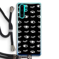 Eye pattern #3: Huawei P30 Pro Transparant Hoesje met koord