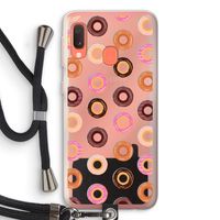 Donuts: Samsung Galaxy A20e Transparant Hoesje met koord