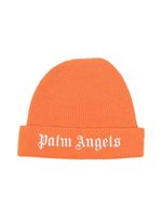 Palm Angels Kids bonnet à logo brodé - Orange - thumbnail