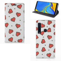 Samsung Galaxy A9 (2018) Hoesje met Magneet Hearts - thumbnail