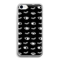 Eye pattern #3: iPhone SE 2020 Transparant Hoesje