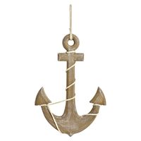 Anker voor wand/muur - Hout - 42 x 60 cm - Maritieme decoraties voor binnen Anker voor wand/muur - Hout - 42 x 60 cm - Maritieme decoraties voor binnen