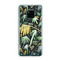 Tropical Palms Dark: Huawei Mate 20 Pro Transparant Hoesje