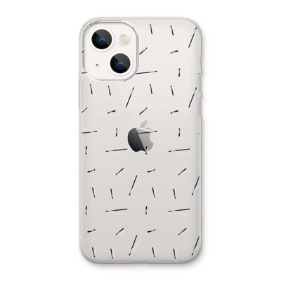 Hipster stripes: iPhone 13 Transparant Hoesje