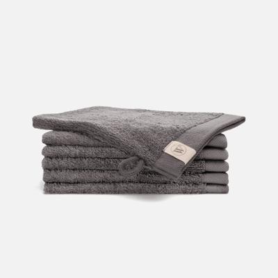 Walra Remade Cotton Washandje 16 x 21 cm 550 gram Grey - 6 stuks