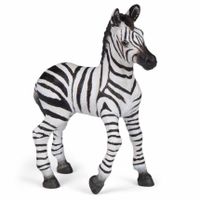 Plastic speelgoed figuur baby zebra 9 cm - thumbnail