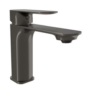 Blaufoss Bodan Eco Start standaard wastafelkraan brushed gunmetal