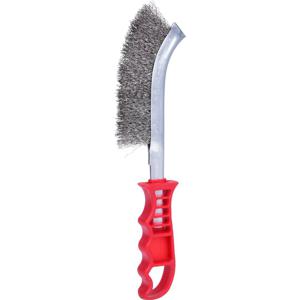 KS Tools 201.2301 Roestvrijstalen draadborstel voor algemeen gebruik, 250 mm