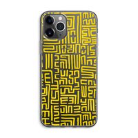 Majorelle Blue Print: iPhone 11 Pro Max Transparant Hoesje