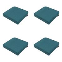 Luxe Zitkussen 40x40 cm Sea Blue (4 stuks) Madison - Madison