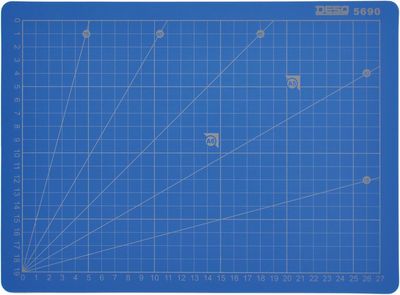 Desq Professionele snijmat, 5-laags, blauw, ft 22 x 30 cm