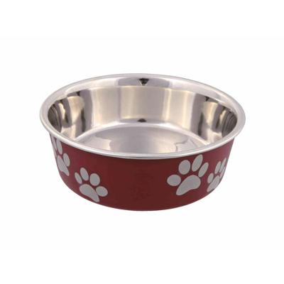 Voerbak voor honden Trixie Roestvrij staal 2,2 L