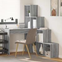Hoekbureau Grijs sonoma 101,5 x 149,5 x 149,5 cm Bewerkt hout