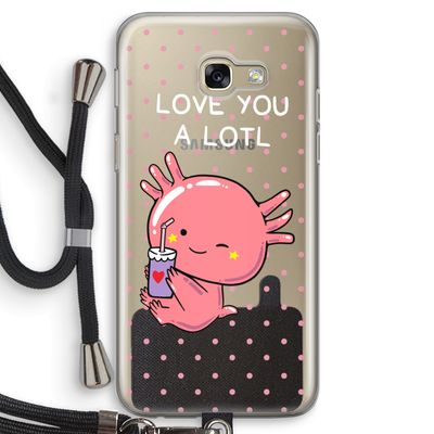 Love You A Lotl: Samsung Galaxy A5 (2017) Transparant Hoesje met koord
