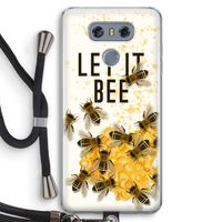 Let it bee: LG G6 Transparant Hoesje met koord