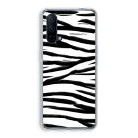 Zebra pattern: OnePlus Nord CE 5G Transparant Hoesje