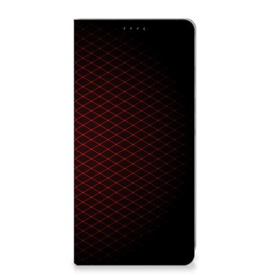 Samsung Galaxy A35 | Hoesje met Magneet | Geruit Rood