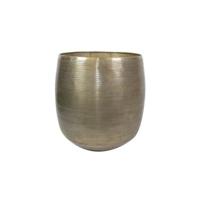 Ter Steege Bloempot Aluminium Goud D 60 cm H 62 cm