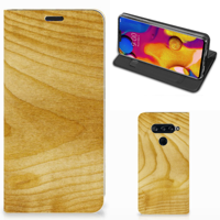LG V40 Thinq Book | Wallet Case | Licht Hout