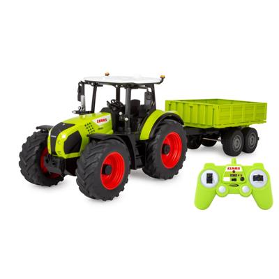 Jamara Claas Arion 660 + Kiepaanhanger op afstand (1:24) Jamara Claas Arion 660 + Kiepaanhanger op afstand (1:24)