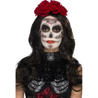 Day of the Dead schmink set - Glamour of the dead - complete Halloween thema grimeer set