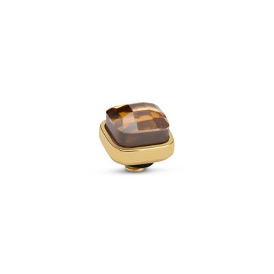 Melano Twisted Box Steentje Champagne Goud