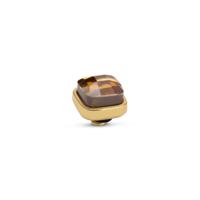 Melano Twisted Box Steentje Champagne Goud