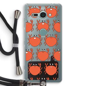 Krab: Sony Xperia XZ2 Compact Transparant Hoesje met koord