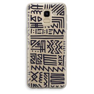 Marrakech print: Samsung Galaxy J6 (2018) Transparant Hoesje