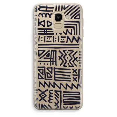 Marrakech print: Samsung Galaxy J6 (2018) Transparant Hoesje