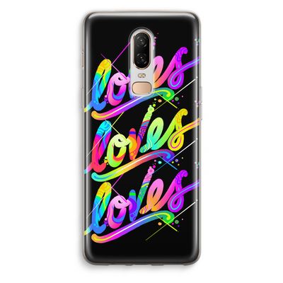 Loves: OnePlus 6 Transparant Hoesje