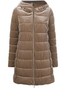 Geox doudoune à effet velours - Marron