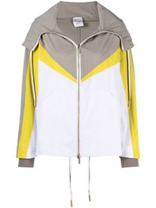 Lorena Antoniazzi veste colour block à capuche - Tons neutres