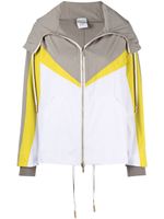 Lorena Antoniazzi veste colour block à capuche - Tons neutres