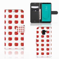 Samsung Galaxy J6 2018 | Book Cover | Paprika Red