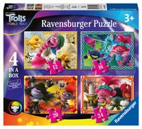 Ravensburger puzzel 4 in 1 12-16-20-24 stukjes 2 world tour - thumbnail