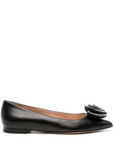 Gianvito Rossi ballerines Karina 05 en cuir - Noir