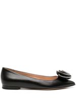 Gianvito Rossi ballerines Karina 05 en cuir - Noir