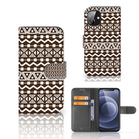 Apple iPhone 12 Mini Telefoon Hoesje Aztec Brown