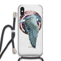Golden Falcon: iPhone XS Transparant Hoesje met koord