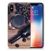 Apple iPhone X | Xs | Siliconen Case | Wijn