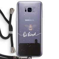 Be(e) kind: Samsung Galaxy S8 Plus Transparant Hoesje met koord