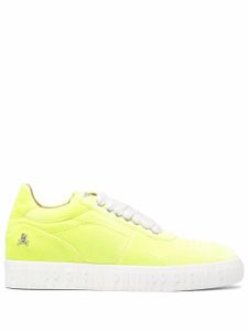 Philipp Plein baskets King Power en velours - Jaune