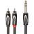 Roland RCC-5-TR2RV2 verloopkabel 1x 6.35mm TRS naar 2x RCA 1.5 meter