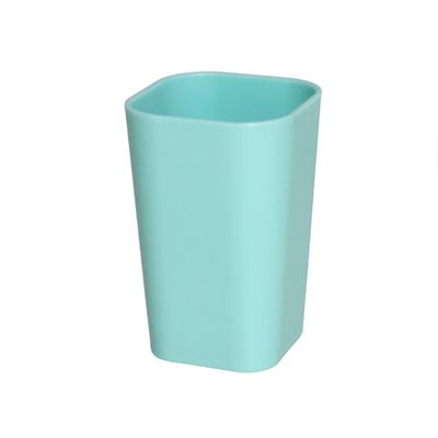 Badkamer tandenborstelhouder/drinkbeker - kunststof - mintgroen - 7 x 11 cm