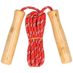 Benson Springtouw - rood - houten handvatten - 236 cm - buitenspeelgoed