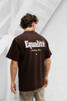Equalité Mirage Oversized T-Shirt Heren Bruin - Maat L - Kleur: Bruin | Soccerfanshop