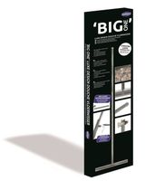 Big-One Luxe Design Douche Vloerwisser Incl.Safety Grip Chr / Rvs